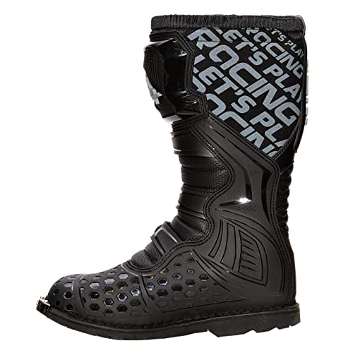 iMX X-One Botas de moto de motocross todoterreno Materiales de TPU y TPR duraderos Plantillas anti-vibraciones Cuatro niveles de abrazaderas Certificación CE