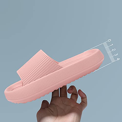 incarpo Unisex Chanclas y Sandalias de Piscina Para Mujer Zapatillas Casa Hombre Verano Pantuflas de baño,Rosa,38/39