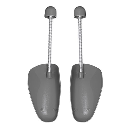 Incutex juego de 5 pares de hormas de plástico hormas zapatos, tamaño variable 38-44, gris