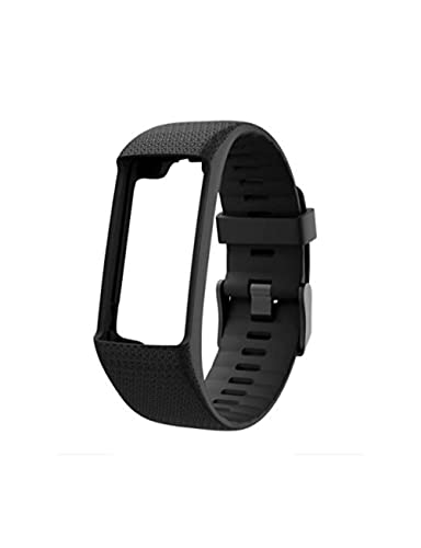 INF Correa de Repuesto Compatible con Polar A360 A370, Correa Intercambiable, Correa de Silicona para Reloj Deportivo para Hombre y Mujer, Resistente al Agua, Negra