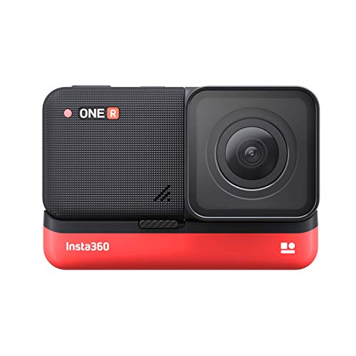 Insta 360 - VR Action Camera - One R editio n Range - Lente de Gran Angular 4K - Apertura de Iris F2.8 - Funciones HDR y Color Plus