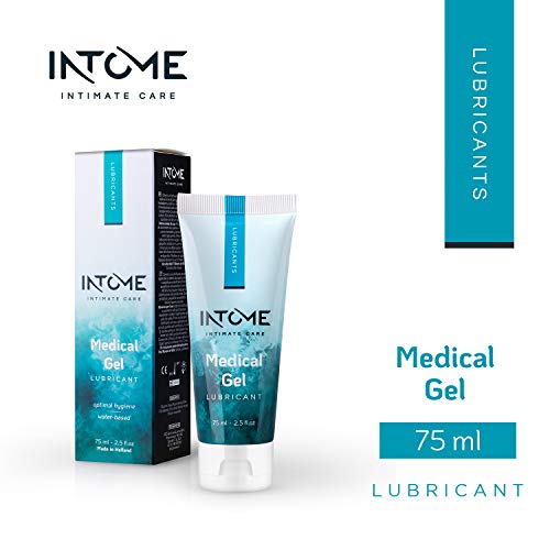 Intome Medical Gel Lubricant (75 ml); Lubricante a base de agua para uso vaginal y anal; Lubricante nutritivo para el sexo; Lubricante para todo tipo de piel, adecuado para usar con juguetes y condone