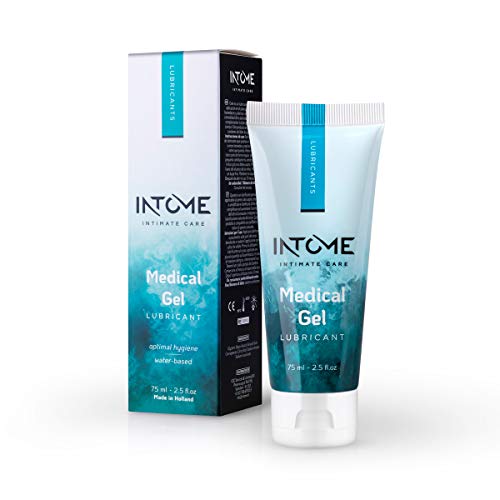 Intome Medical Gel Lubricant (75 ml); Lubricante a base de agua para uso vaginal y anal; Lubricante nutritivo para el sexo; Lubricante para todo tipo de piel, adecuado para usar con juguetes y condone