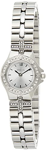 Invicta 0132 - Reloj de Cuarzo para Mujeres, Color Plata