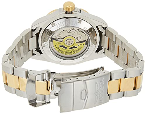 Invicta INVICTA-8927 Reloj Automatico Unisex "correa de acero inoxidable" Negro/Plateado/Dorado