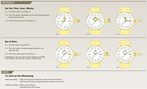 Invicta INVICTA-8927 Reloj Automatico Unisex "correa de acero inoxidable" Negro/Plateado/Dorado
