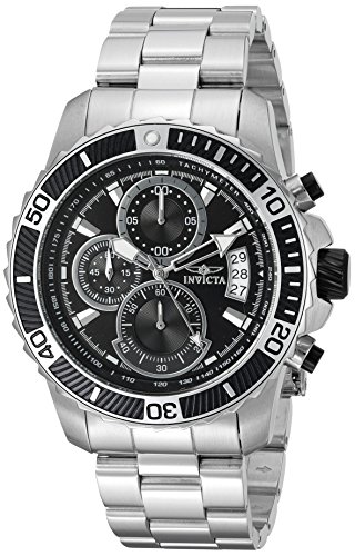 INVICTA Reloj analógico para Hombre. de Cuarzo con Correa en Acero Inoxidable 22412