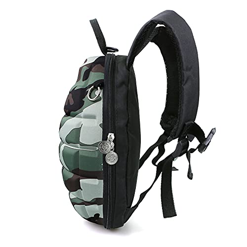 IONOKO Mochila Infantil Anti Perdida Arnés de Seguridad Mochila Guarderia Niña Dibujos Animados Mochila Camuflaje Niño Lindo,Verde