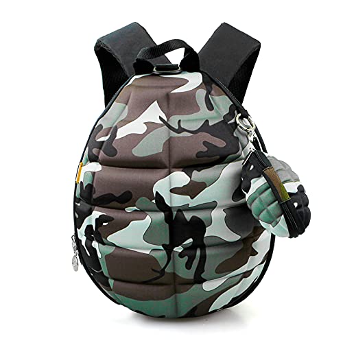 IONOKO Mochila Infantil Anti Perdida Arnés de Seguridad Mochila Guarderia Niña Dibujos Animados Mochila Camuflaje Niño Lindo,Verde