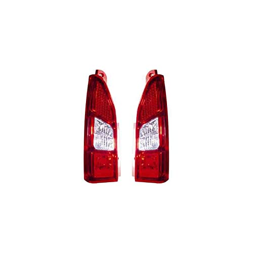 Iparlux 16223731 - Piloto Trasero Izquierdo, Sin Portalámparas, Blanco–Rojo