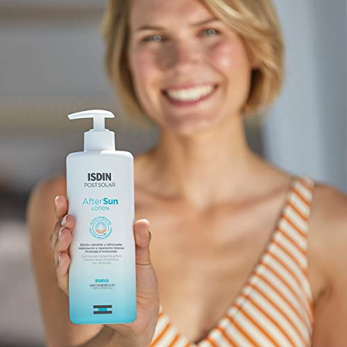 ISDIN After Sun Lotion, Efecto calmante y refrescante, hidratación y reparación intensa - 400 ml