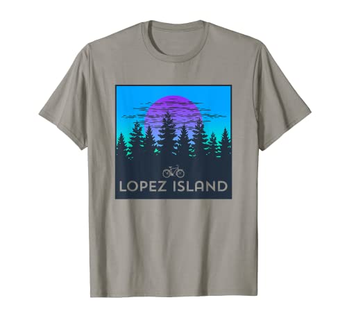 Isla López Washington, Islas San Juan, Luna Árboles Ciclismo Camiseta