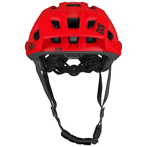 IXS Trigger Am - Casco de montaña para Adulto, Unisex, Color neón Rojo, SM (54-58 cm)