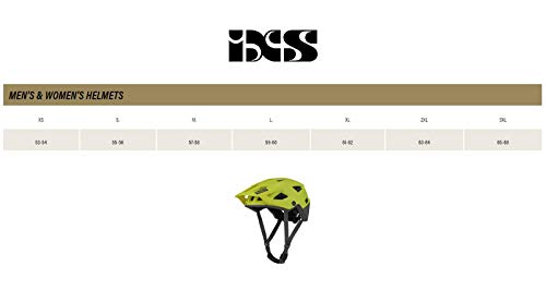 IXS Trigger Am - Casco de montaña para Adulto, Unisex, Color neón Rojo, SM (54-58 cm)