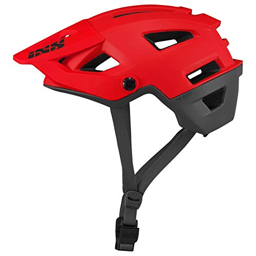 IXS Trigger Am - Casco de montaña para Adulto, Unisex, Color neón Rojo, SM (54-58 cm)