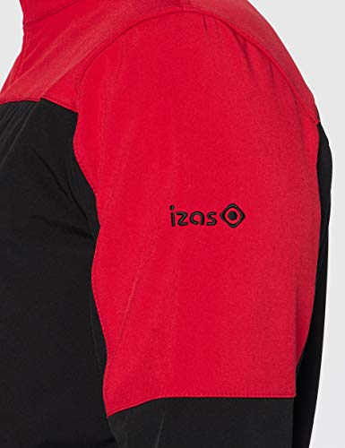 Izas Aren Chaqueta Softshell, Hombre, Rojo/Negro, S