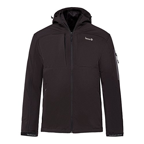 Izas Berry Chaqueta Softshell, Hombre, Negro, S