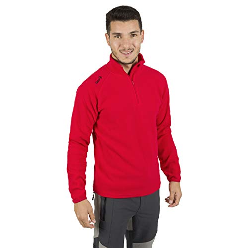 Izas | Forro Polar Hombre Cremallera SUTTON | Jersey Montaña Hombre Invierno | Forros Polares Hombre | Jersey Polar | Polares Para Hombre | Talla S - 4XL