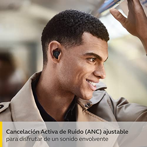Jabra Elite 7 Pro Bluetooth In-Ear - Auriculares inalámbricos True Wireless con cancelación activa del ruido ajustable, diseño compacto, MultiSensor Voice para llamadas claras, Negro