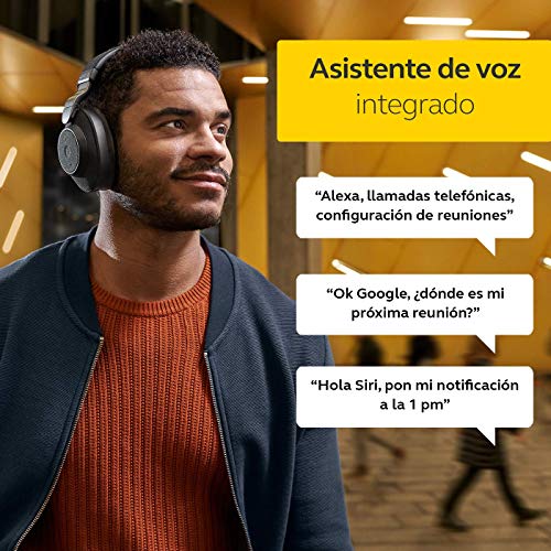 Jabra Elite 85h - Auriculares Inalámbricos Over-Ear, Cancelación Activa de Ruido, Batería de Larga Duración para Llamadas y Música, Negro Titanio