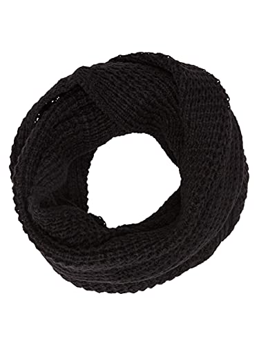 Jack & Jones Jacwaffle Knit Tube Noos Bufanda, Negro (Black Black), Talla única para Hombre