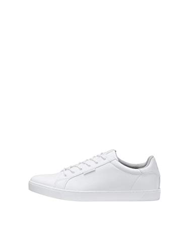 JACK & JONES Jfwtrent PU 19 Noos, Zapatillas Hombre, Blanco (Bright White Bright White), 41 EU