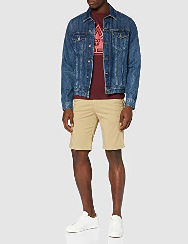 Jack & Jones Jjibowie Jjshorts Solid Sa STS Pantalones Cortos Chinos, Caqui, S para Hombre