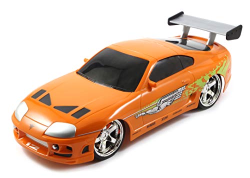 Jada- Fast&Furious Coche RC 1995 Toyota Supra-Naranja 1:16 Fast and The Furious radiocontrol con Mando, Color (253206006)