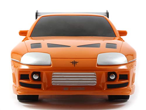 Jada- Fast&Furious Coche RC 1995 Toyota Supra-Naranja 1:16 Fast and The Furious radiocontrol con Mando, Color (253206006)