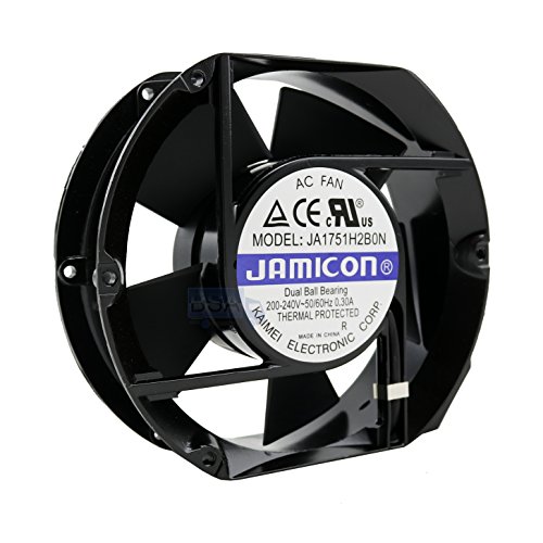 Jamicon Ventilador 220 V 230 V axial 172 x 150 x 51 mm JA1751H2B0N Dual Ball Bearing AC