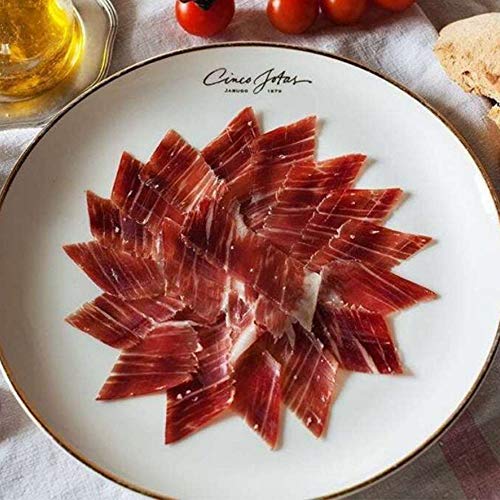 Jamón de bellota 100% ibérico Cinco Jotas - Sobres cortado a mano - GRATIS unas ricas Alegrías Riojanas - Jamón de bellota 100% (3 Sobres de Jamón 5J 40gr)