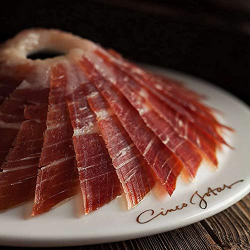 Jamón de bellota 100% ibérico Cinco Jotas - Sobres cortado a mano - GRATIS unas ricas Alegrías Riojanas - Jamón de bellota 100% (3 Sobres de Jamón 5J 40gr)