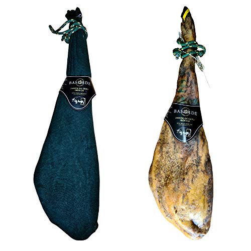 Jamón Ibérico de Cebo 50% Raza Ibérica - Peso Aproximado 8 kilos - 8,5 kilos - Producto con certificación de normativa de ibéricos, Real Decreto 04/2014, de 10 de enero