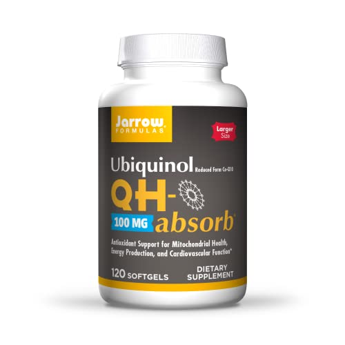 Jarrow Formulas Ubiquinol Qh-Absorb, 100Mg - 120 Softgels 120 unidades 210 g