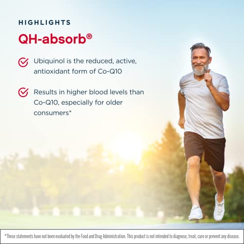 Jarrow Formulas Ubiquinol Qh-Absorb, 100Mg - 120 Softgels 120 unidades 210 g