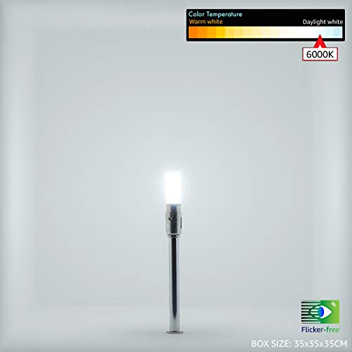 JAUHOFOGEI Bombillas LED 12V 24V, BA15s S8, 1141 7506 7511 93 18w P21w Lámparas de Repuesto para Iluminación Interior de Vehículos, Remolque, Barco, Iluminación del paisaje, Blanco frío 6000K, 2piezas