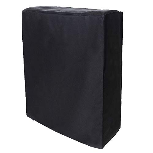 Jazar Funda para Muebles, Funda Antipolvo para Cama Plegable Ligera, Negra, portátil, para Patio, Cama Plegable para Silla Plegable para Silla de Playa(Los 85 * 33 * 107cm, 12)