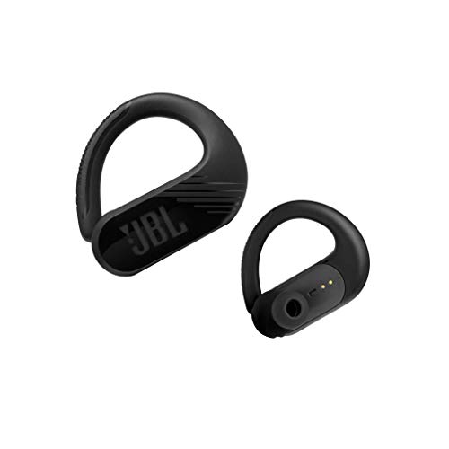 JBL Endurance PEAK II Auriculares In Ear con Bluetooth para Entrenar, resistentes al agua IPX7, con micrófono y manos libres, batería de hasta 30h con el estuche de carga, color negro