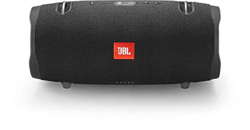 JBL Xtreme 2 - Altavoz Bluetooth portátil resistente al agua (IPX7) con manos libres y radiador de bajos JBL, JBL Connect+, batería 15h, negro