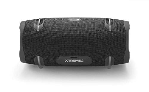 JBL Xtreme 2 - Altavoz Bluetooth portátil resistente al agua (IPX7) con manos libres y radiador de bajos JBL, JBL Connect+, batería 15h, negro