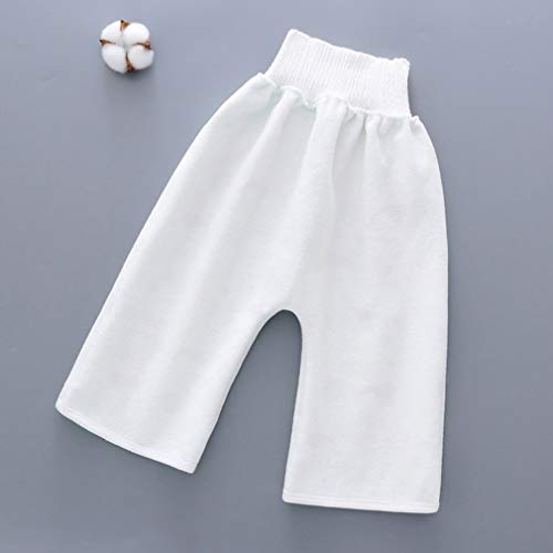 Jelord - Pantalones Cortos Falda de Pañal Bebé Niños Niñas Cómodos Calzoncillod Reutilizables de Entrenamiento de Algodón de TelaImpermeables y Absorbentes