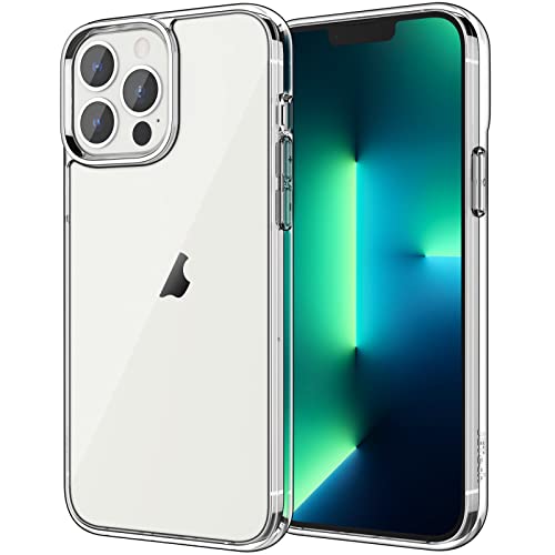 JETech Funda Compatible con iPhone 13 Pro MAX 6,7 Pulgadas, Carcasa de Parachoques Prueba Golpes, Respaldo Transparente Antiarañazos (HD Clara)