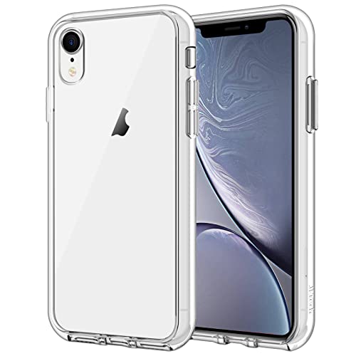 JETech Funda Compatible iPhone XR 6,1", Carcasa Absorción de Impacto (Transparente)