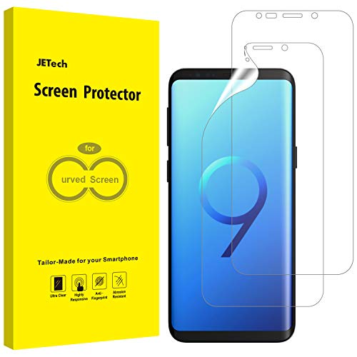 JETech Protector de Pantalla Compatible Samsung Galaxy S9 (NO para S9+), Alta Definición TPU, Compatible con Funda, 2 Unidades