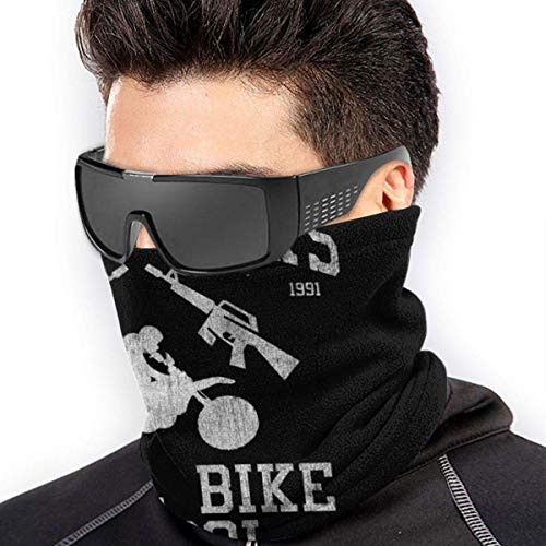 jhgfd7523 John Connors Trial Bike School Terminator Face Bandanas For Dust, Outdoors, Festivals, Sports