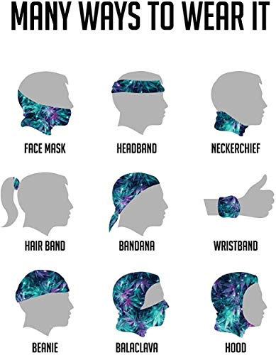 jhgfd7523 John Connors Trial Bike School Terminator Face Bandanas For Dust, Outdoors, Festivals, Sports