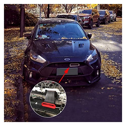 JIAOJIAO HAN-Store Apto for Ford Focus Mk3.5 2015-2018 Hatchback Sedan Turbo Air Ingesha Boca Tuyere Labio Rojo (Color : Black Red)