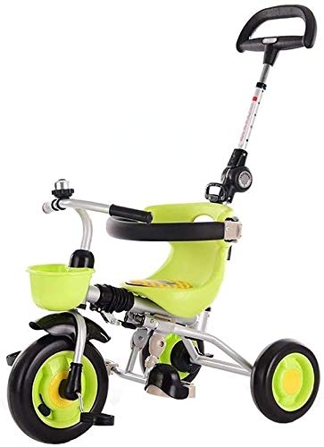 JINHH Carro Triciclo, Portátil Kid Niños De Bicicletas Alquiler Niños Y Seguridad 1/3/2/6 Años del Muchacho Y Coches Comodidad De Los Asientos 3 Color