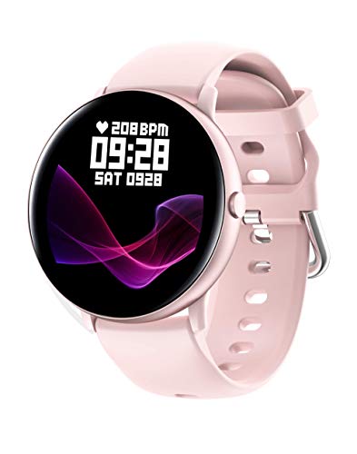 JINPXI 2022 Newest SmartwatchMujer Reloj Inteligente para Mujer con Termómetro,Recordatorio del Ciclo Fisiologico,Monitor de Frecuencia Cardíaca,Pulsómetro,Mode Deporte,Pulsera Actividad Inteligente