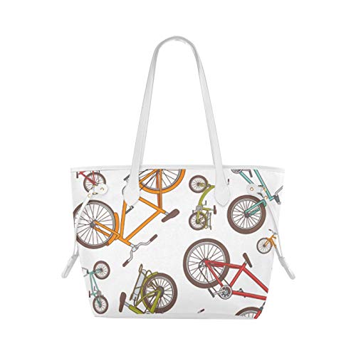 JIUCHUAN Tote Travel Bag Ride Bicycle Bike Sport Ladies Tote Handbags Bolsa de herramientas de gran capacidad Resistente al agua con asa duradera